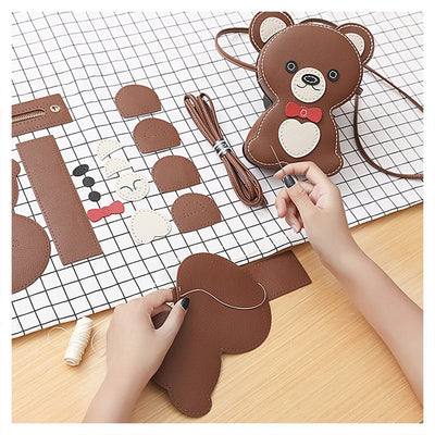 Bolsa Tejida Artesanal Mini Osito - DIY Hecha a Mano - Image 14