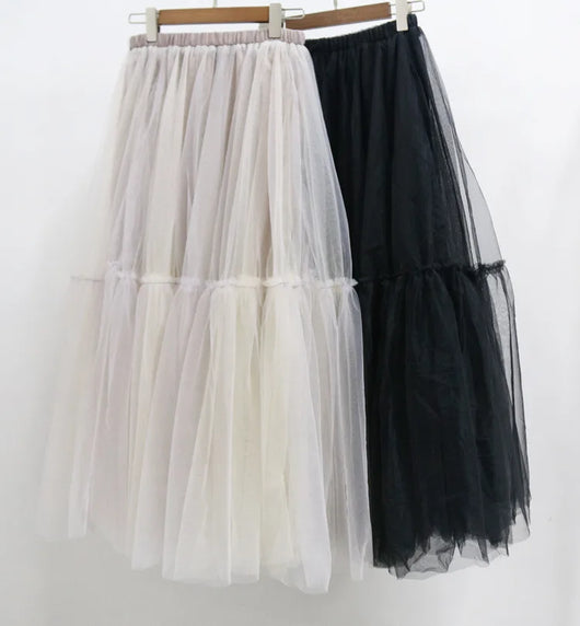 Falda Tutú Voluminosa de Tul - Diseño Elegante en Colores Sólidos - Image 15