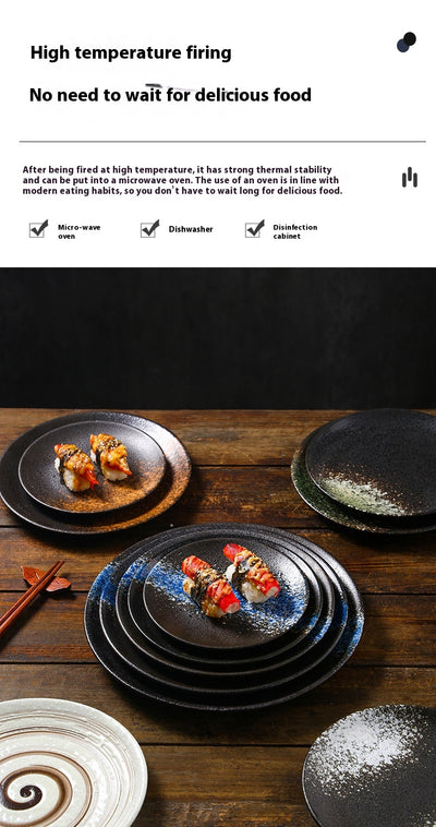 Plato Shallow Cerámica Japonesa - Diseño Minimalista - Image 18