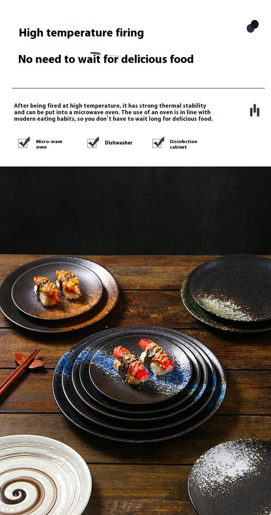 Plato Shallow Cerámica Japonesa - Diseño Minimalista - Image 18