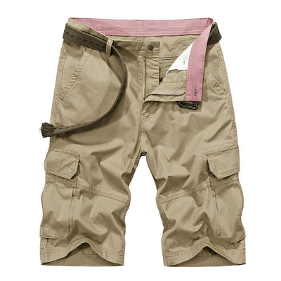 Pantalones Cargo Cortos Holgados Multibolsillo para Hombre Talla Grande - Image 7