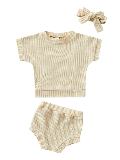 Conjunto Deportivo Casual Textura Waffle Colores Sólidos - Image 17