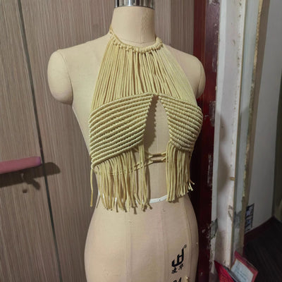Top Bikini Playero con Borlas para Mujer - Image 3