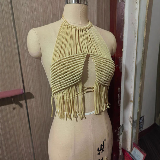 Top Bikini Playero con Borlas para Mujer - Image 3