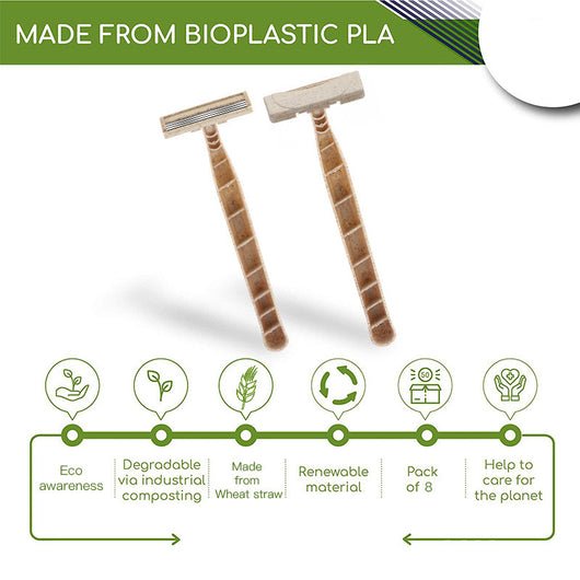 Rasurador Desechable Biodegradable Manual - Image 6