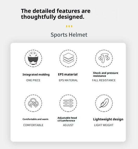 Casco de Esquí Integral con Funda Térmica Unisex - Protección y Calidez - Image 23
