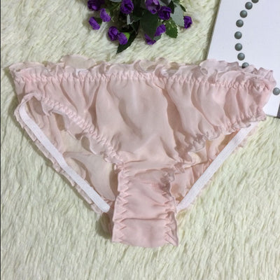 Braguitas Sexy de Seda Translúcida Triángulo para Mujer - Image 15