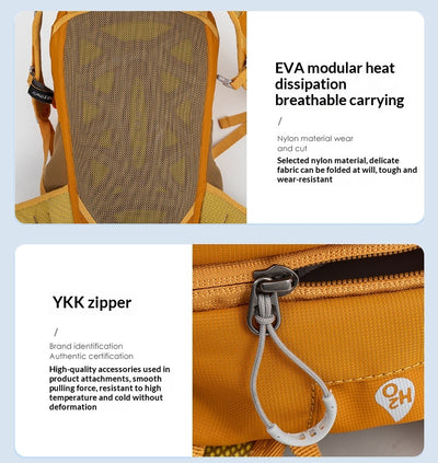 Mochila de Senderismo Plegable con Cierre de Seguridad y Gran Capacidad - Image 13