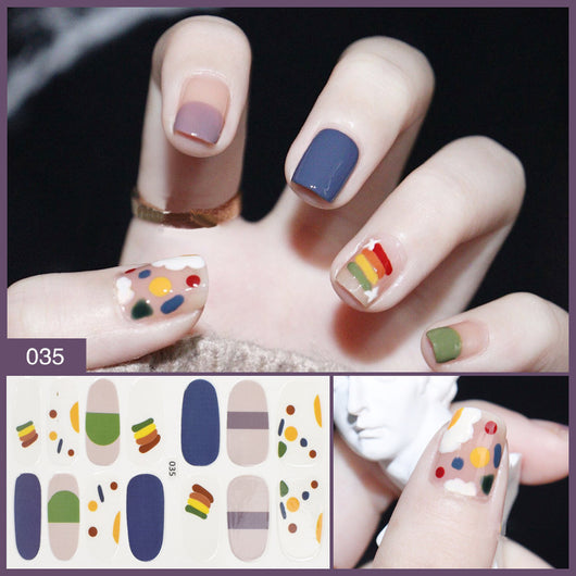 Stickers de Uñas 3D Impermeables - Manicura Completa Prefabricada - Image 18
