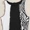 Chaleco Tejido Colorblock con Rayas Laterales para Mujer