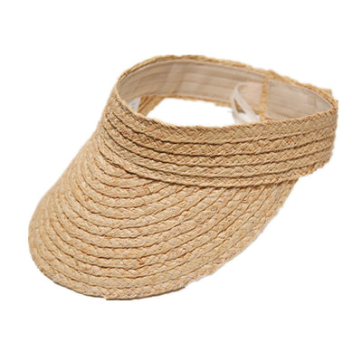 Visera Tejida a Mano en Rafia Natural para Mujer - Protección Solar Estival - Image 10