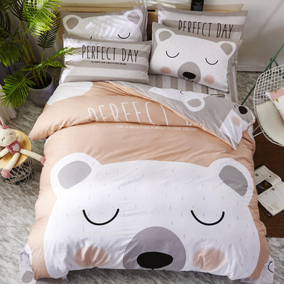 Ropa de Cama Infantil de Algodón con Diseños Animados - Image 54