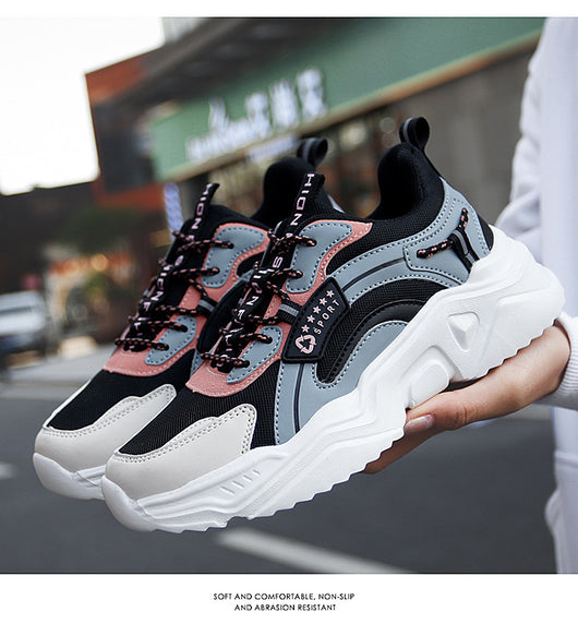 Zapatillas Deportivas Gruesas Blancas para Mujer - Estilo Trendy Casual Primavera Verano - Image 3