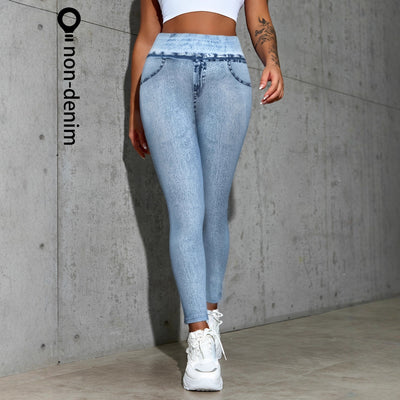 Pantalón Deportivo Tipo Denim Cómodo y Ajustado Moderno - Image 7