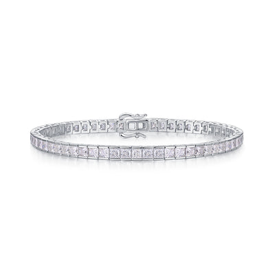 Pulsera de Plata Lujo Time Tunnel - Conjunto con Moissanita Premium y Baño de Platino - Image 12