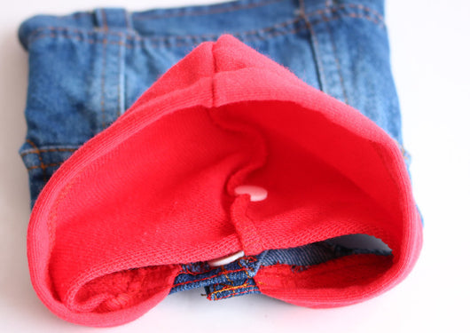Abrigo Tejido con Capucha para Mascotas - Diseño Denim Primavera - Image 8