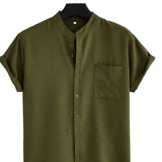 Camisa Casual Hombre Básica con Bolsillo - Image 5