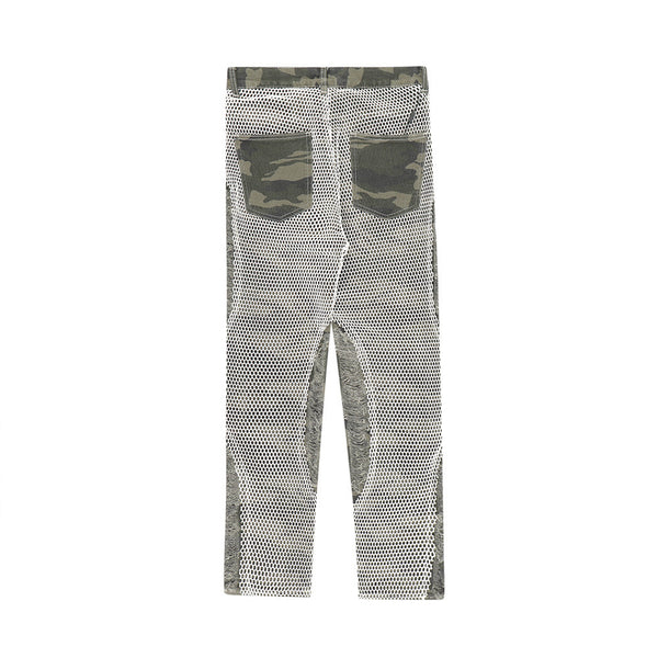Gorra Vaquera Camuflaje con Malla Calada