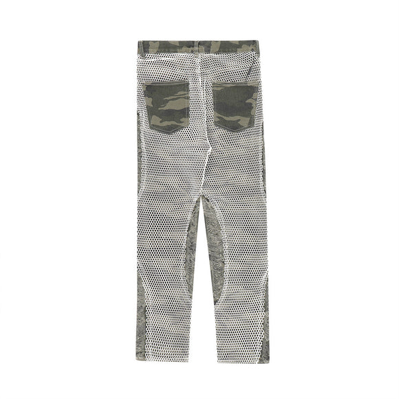 Gorra Vaquera Camuflaje con Malla Calada