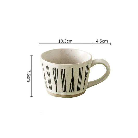 Taza Cerámica Retro Artesanal Estilo Instagramable - Image 3