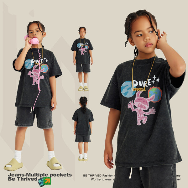 Playera Infantil Estampado Conejito - Diversión y Comodidad
