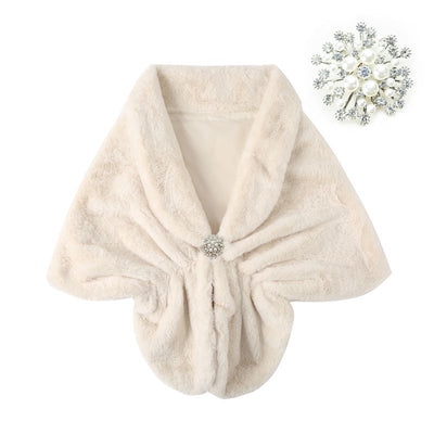 Chal de Pelaje Sintético Elegante para Mujer - Image 6