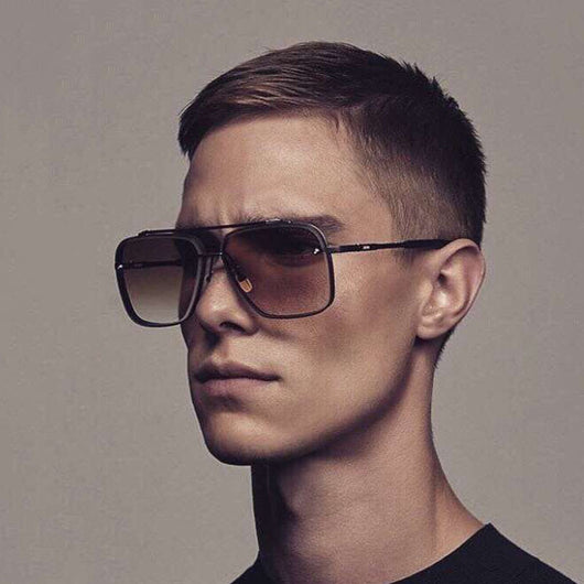 Gafas de Sol Retro Metal Cuadradas para Hombre - Estilo Vintage Trendy - Image 2