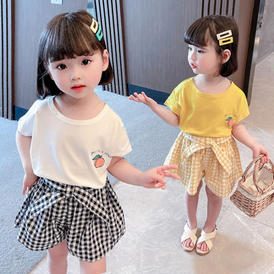Conjunto de Culotte Estilo Coreano para Bebé - Ropa de Verano Fresca - Image 9