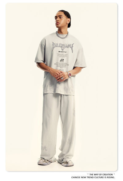 Playera de Carreras con Letras para Hombre - Image 13