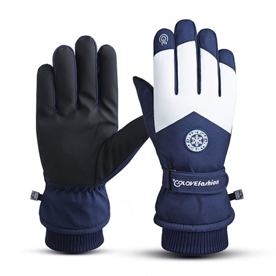 Guantes de Cuero para Esquí con Pantalla Táctil - Calidez y Tecnología para Hombre - Image 3