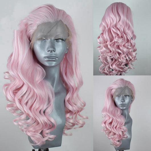 Peluca Frontal de Encaje Sintético Premium para Mujer - Image 7