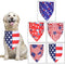 Babero Bandera Americana para Mascotas - Impresión de Capa Única