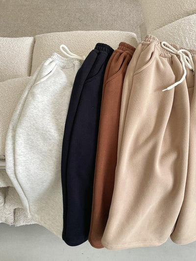 Pantalones Casuales Acolchados de Terciopelo Coreanos para Niños - Image 23