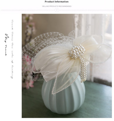 Gorra Vintage de Malla Blanca Perla - Image 7