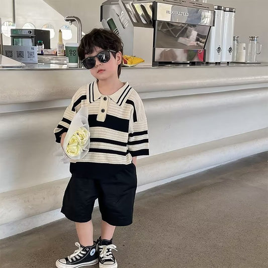 Polo Manga Corta para Niños - Cómodo y Fresco para el Verano