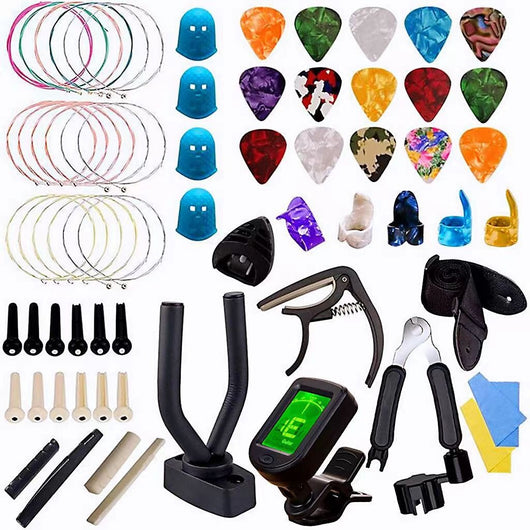 Kit Completo de Accesorios para Guitarra - Púas, Cuerdas y Estuche - Image 14