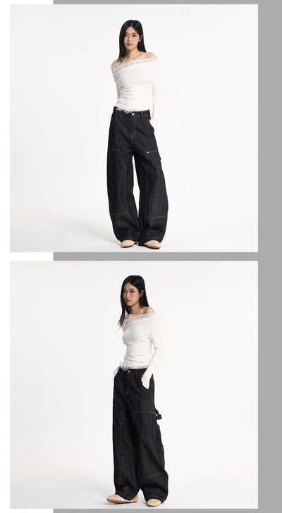 Pantalones Vaqueros de Trabajo Reforzados Corte Amplio A - Image 11