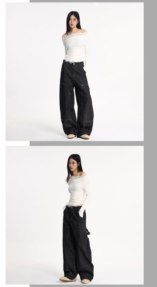 Pantalones Vaqueros de Trabajo Reforzados Corte Amplio A - Image 11