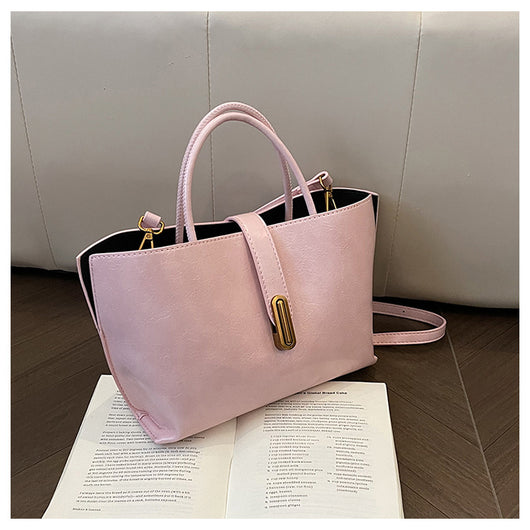 Bolso Bucket de Cuero Encerado Elegante y Portátil - Image 34