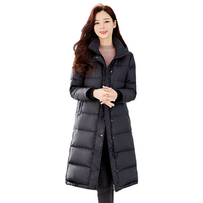 Chaqueta de Plumón de Ganso Blanco para Mujer - Image 6