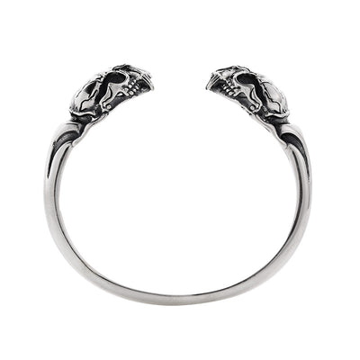 Pulsera de Plata Esterlina 925 Calavera Beast para Hombre - Image 10
