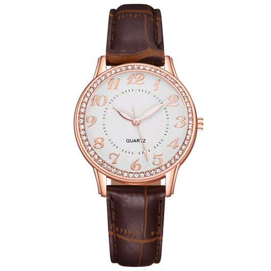 Reloj de Cuarzo Luminoso para Mujer con Diamantes y Correa Elegante - Image 4