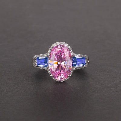 Anillo de Diamantes Simulados 8 Quilates Forma Gota Grupo 812 - Image 6