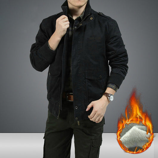 Chaqueta Casual de Algodón 100% Puro Lavado - Image 12