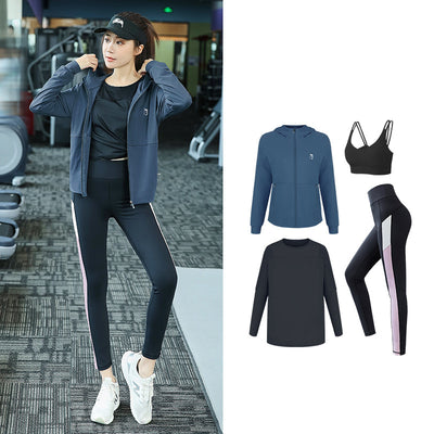 Conjunto de 4 Piezas Yoga Talla Grande Otoño Invierno para Mujer - Image 16
