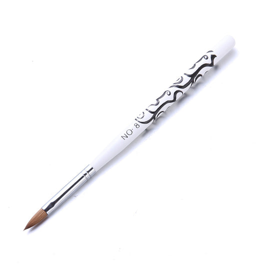 Bolígrafo de Cristal con Pelo de Visón para Manicura de Diseño Moderno - Image 10