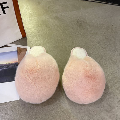 Pantuflas Planas para Mujer con Peluche en la Punta - Image 3