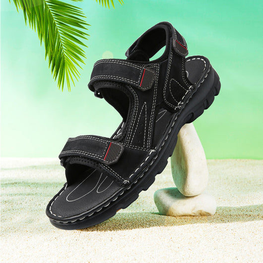 Sandalias Hombre Velcro Cómodas - Chanclas Ajustables Verano - Image 18