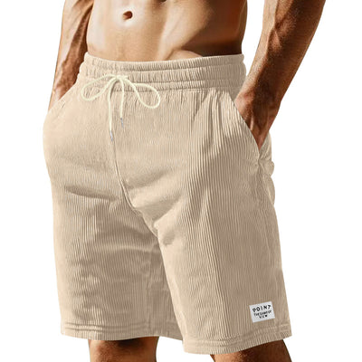 Shorts Holgados de Lino para Hombre - Corte Recto y Cierre de Cordones - Image 4