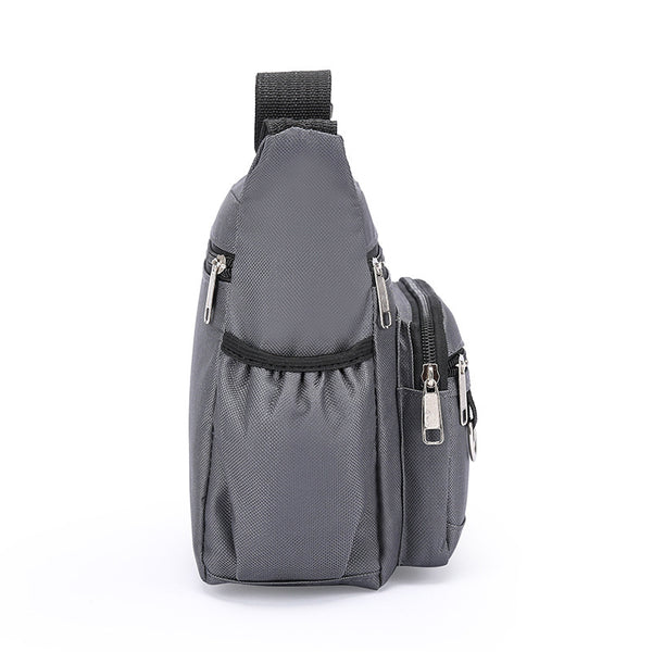 Bolso Mensajero Outdoor Multicapa con Cierre de Cremallera